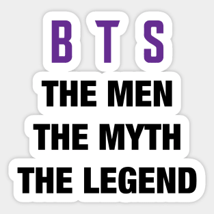 BTS the men myth legend Sticker